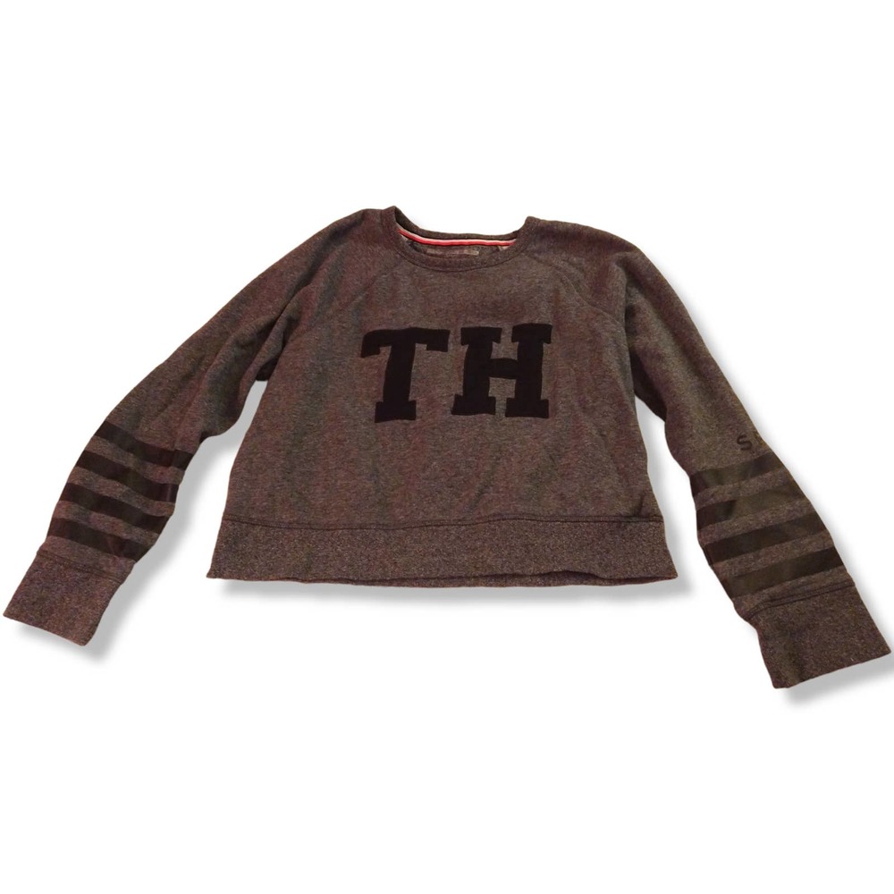 Tommy Hilfiger varsity pull over crew sweatshirt size small